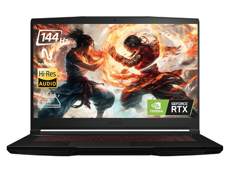 MSI GF63 Thin 11UC-1647KH - Black Corei5-11400H-16GB DDR4-512GB PCIe-RTX 3050-1.86kg-Win11h-LAMSI-351 