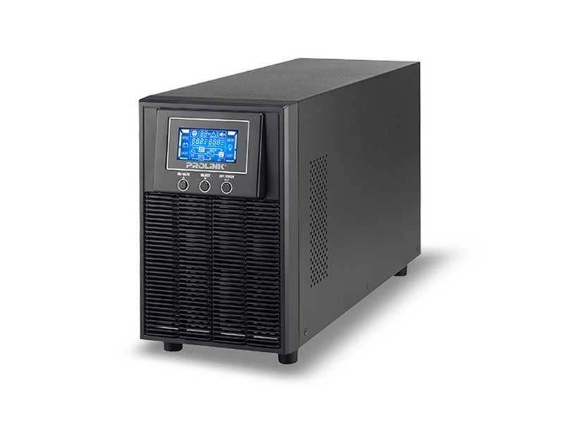 UPS Prolink 2KVA PRO802ES Master Serial Online UPS/ LCD USB RS232 Port PF0.09 - UPPL-37