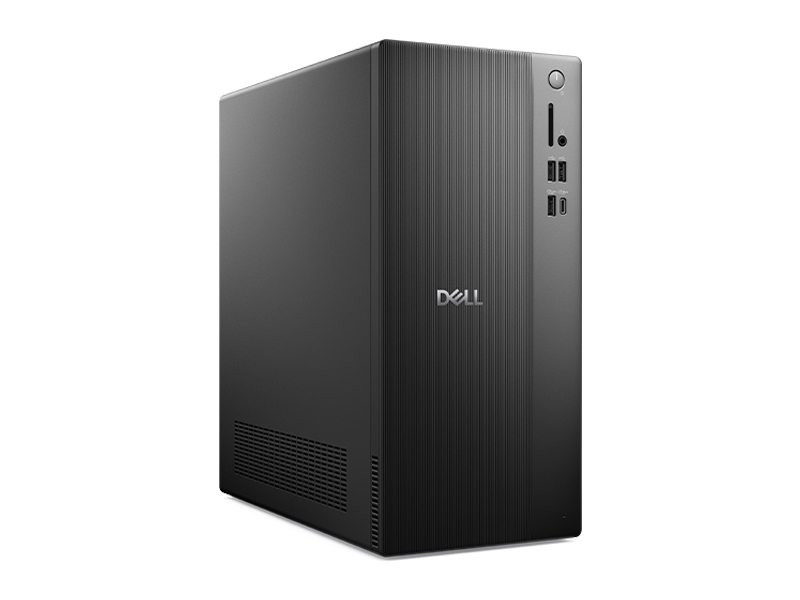 Dell Tower ECT1250/Black/Ci3-14100/8GB/512GB/UHD/Wi-Fi 6E/Bth 5.3/Keyboard/Mouse/4.16 kg/Win11h	