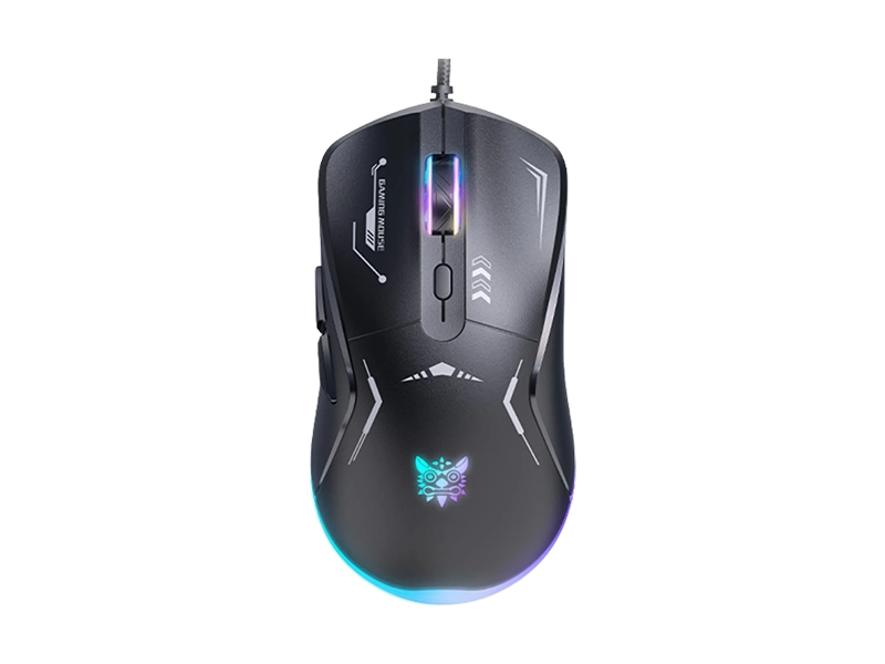 ONIKUMA CW917 White Gaming Wireless Portable Mouse 7 Color RGB (Black)