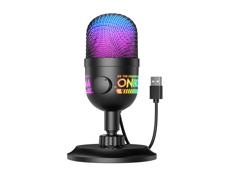 ONIKUMA M930 Colorful RGB USB Microphone Gaming (Black) at PSC Computer Cambodia