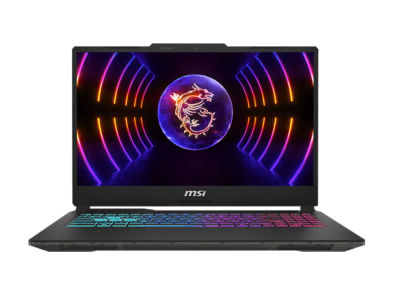 MSI Cyborg 15 A13VEK-2252KH Translucent Black Core i7-13620H-RTX 4050 GDDR6 6GB-16GB DDR5-1TB G4-15.6-inch FHD 144Hz-Win11