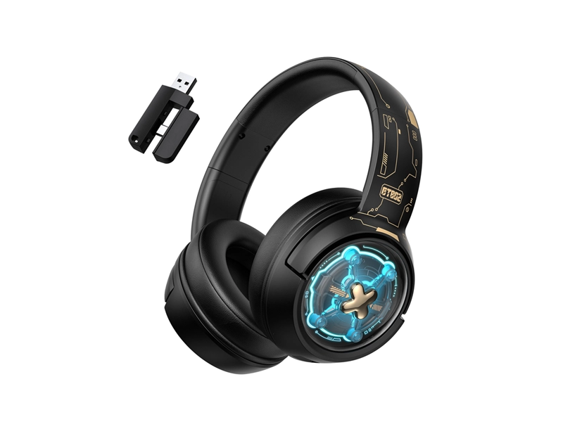 ONIKUMA GT802 Tri-Mode Bluetooth 2.4GHz Wired E-Sports Game Headset (Black) at PSC Computer Cambodia