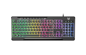 ONIKUMA G32 104 Keys Membrane Keyboard Gaming Luminous Office USB Wired (Black)