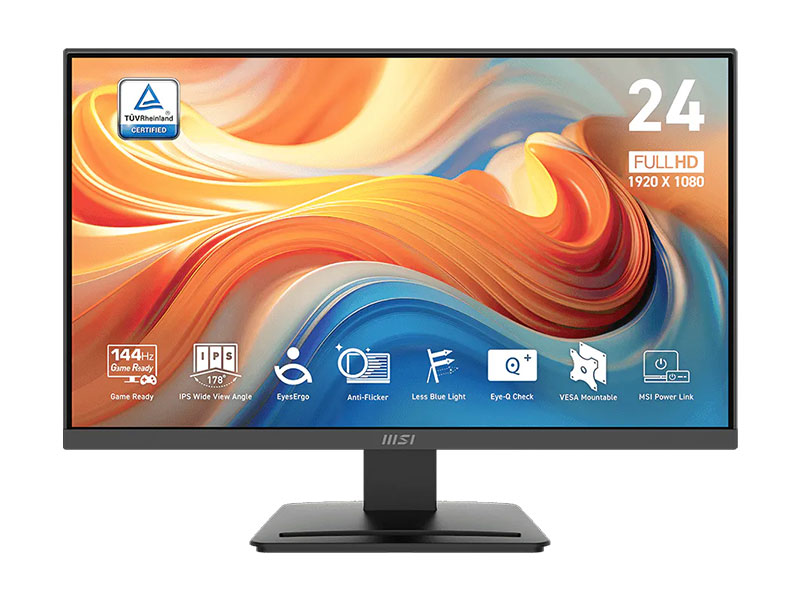Monitor MSI PRO MP243L E14 23.8-inch FHD, IPS-144Hz-1ms-HDMI 1x Port, 1x VGA