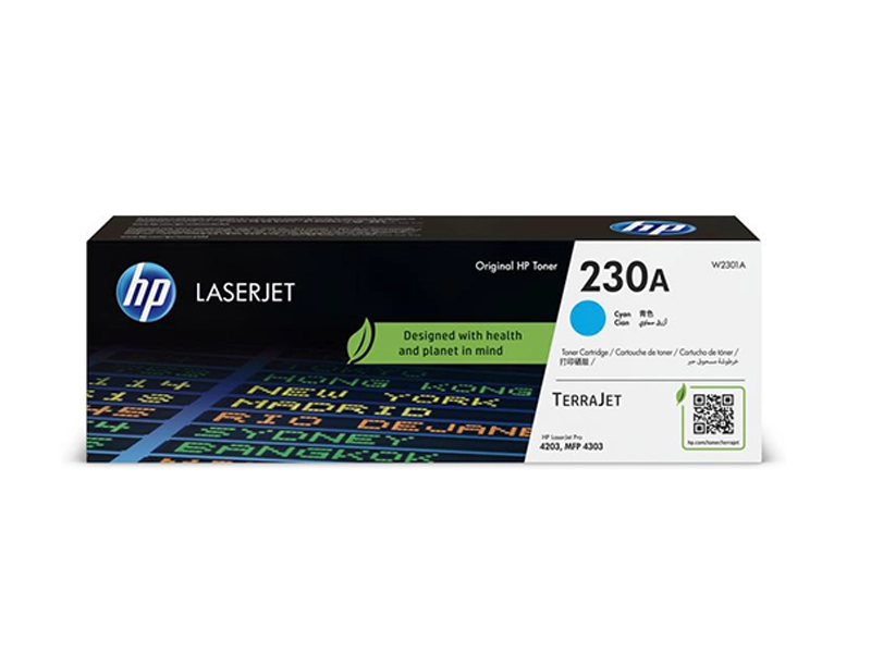 Toner Cartridge HP Laser 230A (W2301A) Cyan For MFP 4303