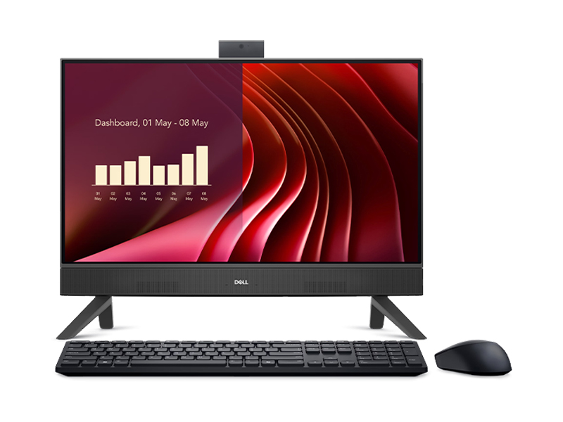 Dell 24 All-in-One EC24250 With Touch Core™ 7 150U-16GB DDR5-1TB SSD-Intel® Graphics-23.8-inch FHD-Win11H SL