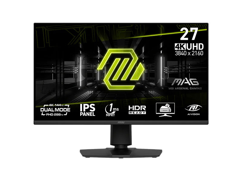 Monitor MSI MAG 275UPD E14 27-inch Flat 4K 144Hz-HDR Ready-1ms-HDMI 2x Port, 1x DP