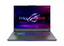 Asus ROG Strix G18 G814JU-N6128W Eclipse Gray-18-inch QHD+ 240Hz-Core i7-13650HX-16GB DDR5-512GB SSD-RTX 4050 6GB-Win11h  LAAS-1781