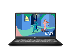 MSI Modern 15 B12M Black Intel® Core™ i7-1255U 15.6-inch FHD-8GB DDR4-512GB PCIe-Iris® Xe-1.29kg-Win11