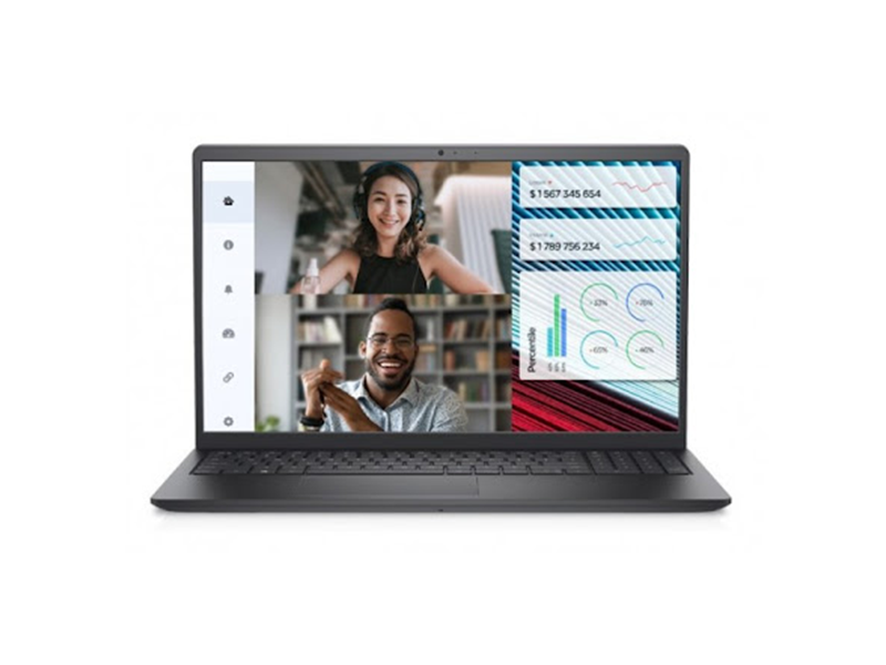 Dell Vostro 3520 Black 15.6 inch FHD, IPS-Core i3-1215U-8GB DDR4-512GB PCIe-1.66kg-DOS LADE-1232