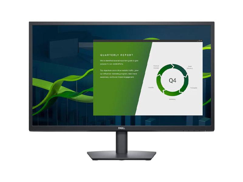 Dell 27 Monitor – E2722H Black FHD (1920 x 1080) 60Hz-IPS-(Port: VGA, DP )-4.92 kg-MOLED-59