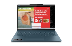 Lenovo Yoga Slim 7 14AKP10 TIDAL TEAL Ryzen AI 7 345-16GB LPDDR5X-512GB SSD M.2-AMD Radeon 840M-14 Inch WUXGA OLED-WIN11H