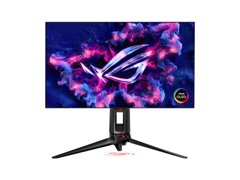 ASUS ROG Swift PG27AQDP OLED Gaming Monitor 27-inch WOLED,QHD,480Hz, 0.03ms, G-SYNC Compatible, CustomHeatsink, AI Assistant,DisplayHDR400 True Black, 99% DCI-P3, True 10-bit,