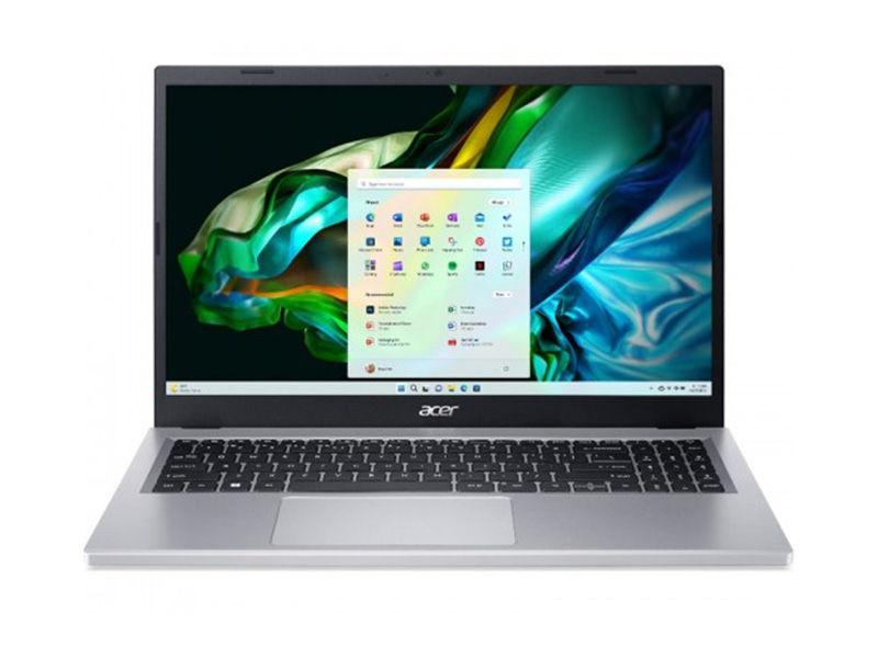 Acer Aspire A315-510P-C6TL - Silver-15.6-inch FHD-CPU N100-8GB LPDDR5-UHD Graphics-1.70kg-DOS-LAAC-927