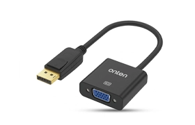 Onten OTN-5118 DisplayPort Male to VGA Female Converter Adapter, Full HD 1080P @ 60Hz