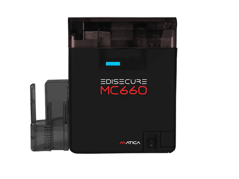 Matica MC660 PR000660 High-Resolution 600-DPI Duplex Retransfer ID Card Printer at PSC Computer Cambodia
