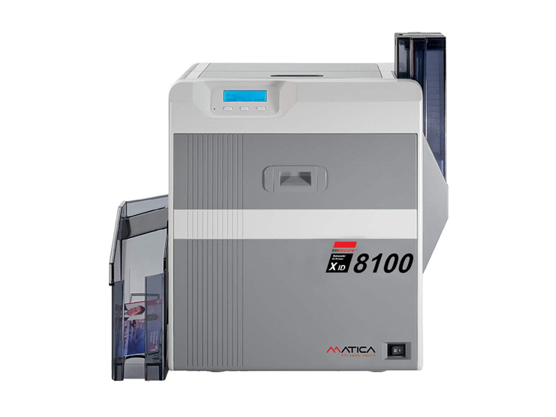 Matica XID 8100 PR000159 Single-Sided Retransfer ID Card Printer