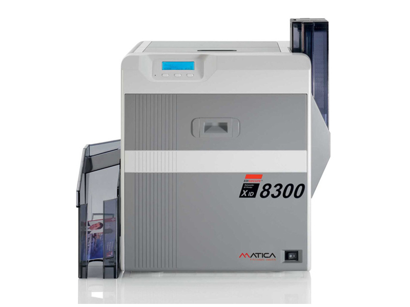 Matica EDIsecure XID 8300 DIH10450 Single-Sided Retransfer ID Card Printer