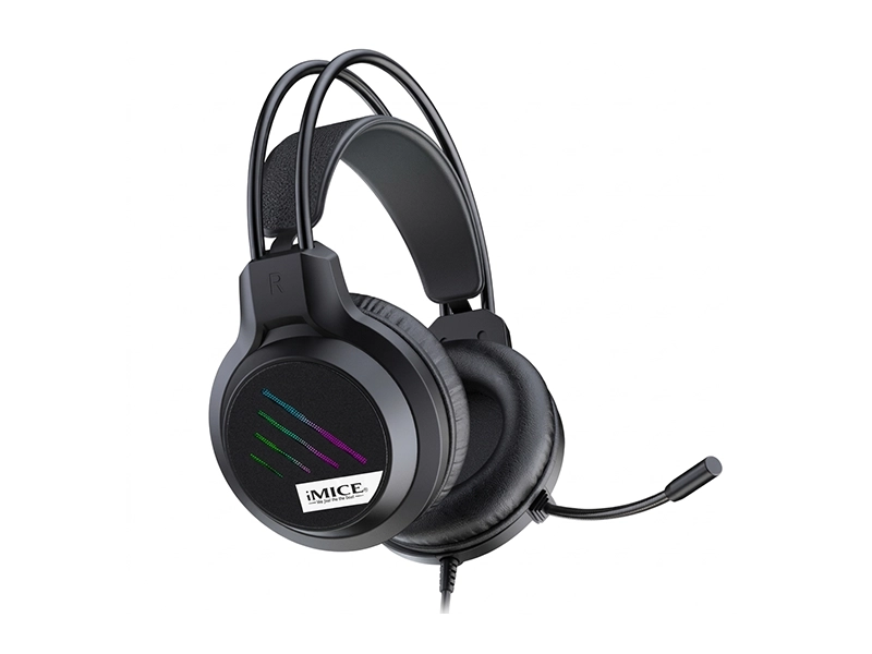 iMICE HD-460 2000Hz Wired RGB Gaming Headphone at PSC Computer Cambodia
