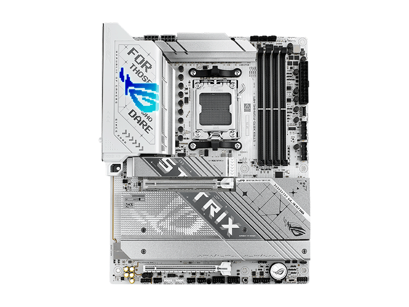 ROG STRIX X870-A GAMING WIFI/ Silver/ AM5 for Ryzen 9000, 8000 & 7000/ 4x DIMM DRR5 max 256GB/ 4x M.2 & 2SATA/ WiFi7 & Bt v5.4/ ATX