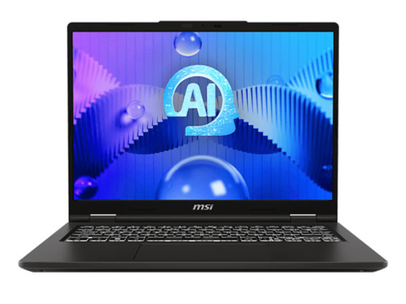 MSI Venture A14 AI+ A3HMG-003KH Solid Gray Ryzen AI 7 350-Radeon Graphics-14-inch OLED, 120Hz-16GB DDR5-512GB Gen4-Win11