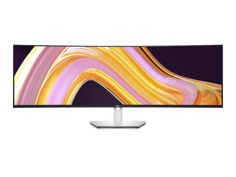 LED Dell Monitor UltraSharp 49-inch U4924DW Curved USB-C Hub-Dual QHD (5120 x 1440) at 60 Hz Speaker