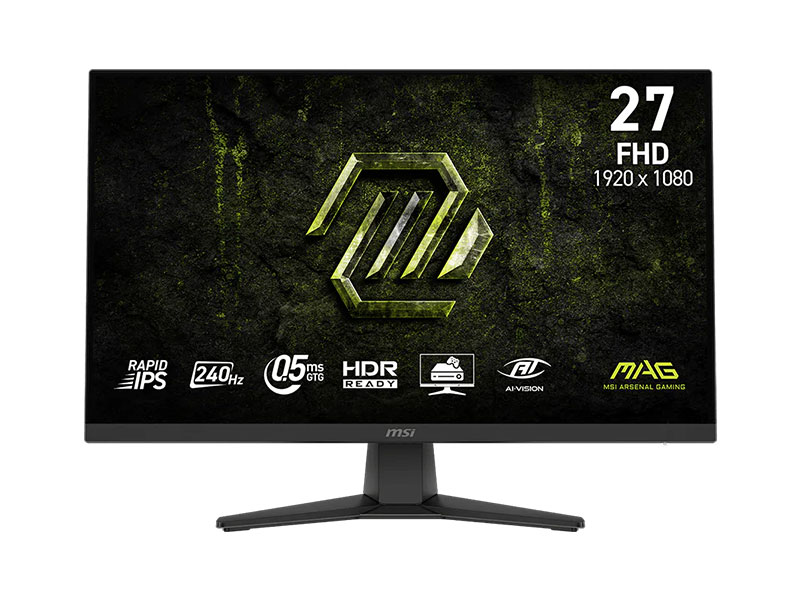 Monitor MSI  MAG 272F X24 27-inch FHD, IPS-240Hz-1ms-HDMI 2x Port, 1x DP-Speaker 2Wx2