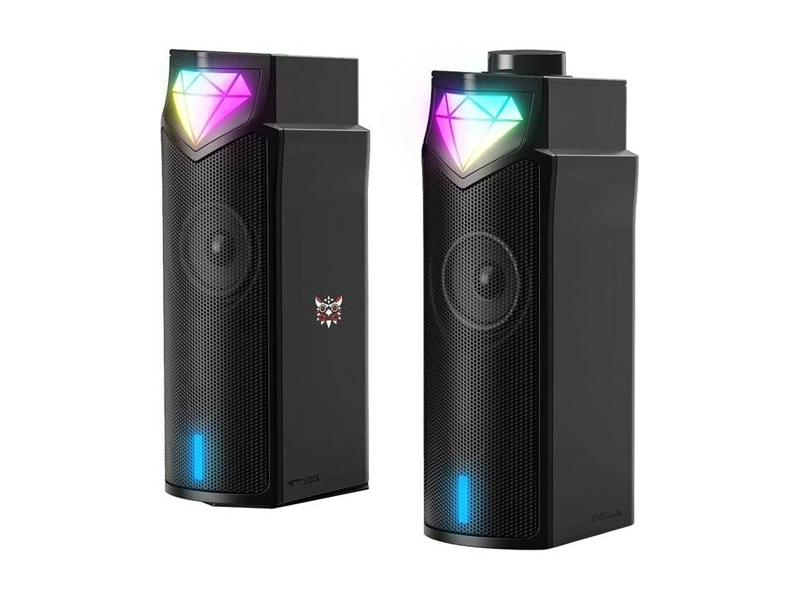 ONIKUMA Speaker L1 Outdoor Portable RGB Light USB Bluetooth Wireless (Black) at PSC Computer Cambodia