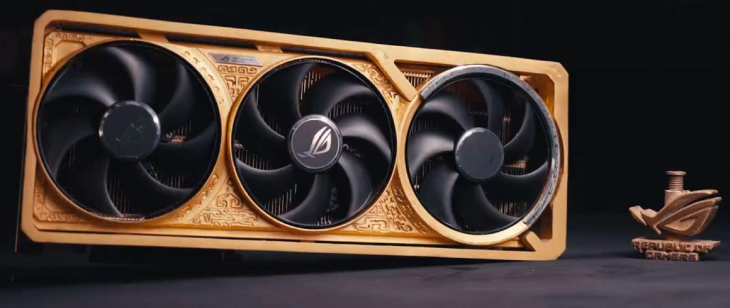ត្រូវប៉ានម្ចាស់ Graphic ROG Astral GeForce RTX 5090 Real Gold Edition with 5 kg of Pure Gold ហើយពេលនេះ